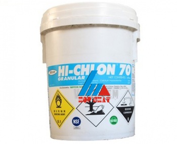 Chlorine Hi-Chlon Ca(OCl)2 70% - Môi Trường Hợp Nhất - Công Ty Cổ Phần Xây Dựng Và Công Nghệ Môi Trường Hợp Nhất